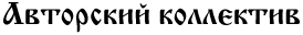 Авторский коллектив